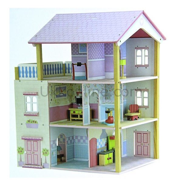 3490 EGT.AHŞAP BEBEK EVİ