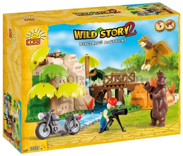 22223 COBI DANGEROUS MOUNTAIN 220PCS WILD STORY