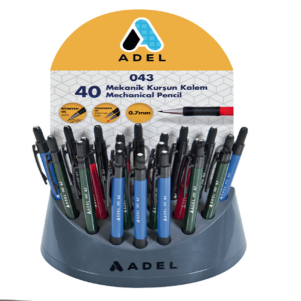 ADEL AUTO VERSATİL KALEM 0.7 40 LI 043