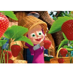 23691 MAXI MASHA AND BEAR 4 104 Parça Puzzle /SUN-CLE