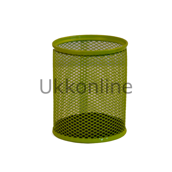 BAFİX MASA KALEMLİK SİLİNDİR FİLELİ KM802C YEŞİL