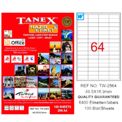 TANEX LAZER ETİKET 48-16 TW 2564