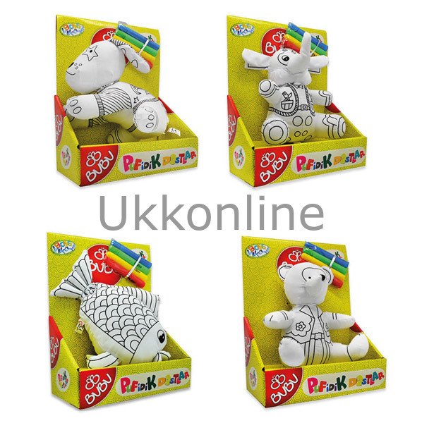 BU-BU PUFİDİK DOSTLAR +4 ADT.BOYAMA KAL.KARTON KT