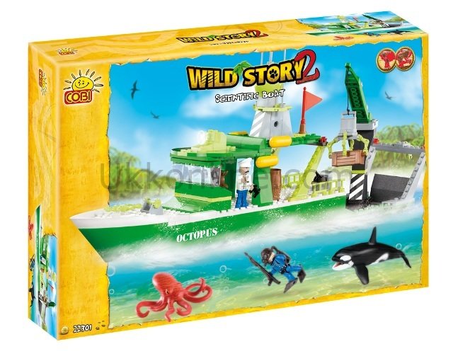 22301 COBI SCIENTIFIC BOAT 300PCS WILD STORY