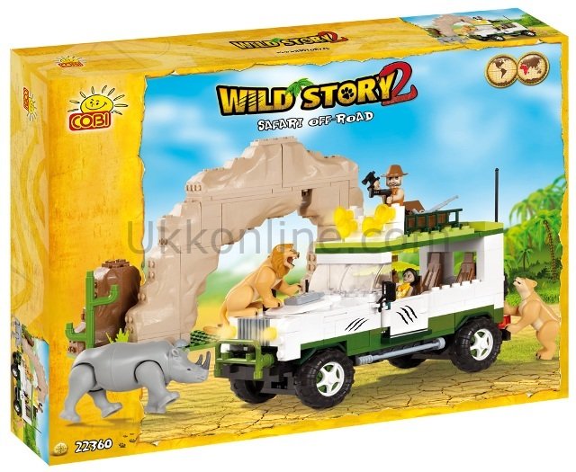 22360 COBI SAFARI OFF-ROAD 360PCS WILD STORY