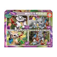 Educa Çocuk Puzzle Multi 4 in 1 Fairies