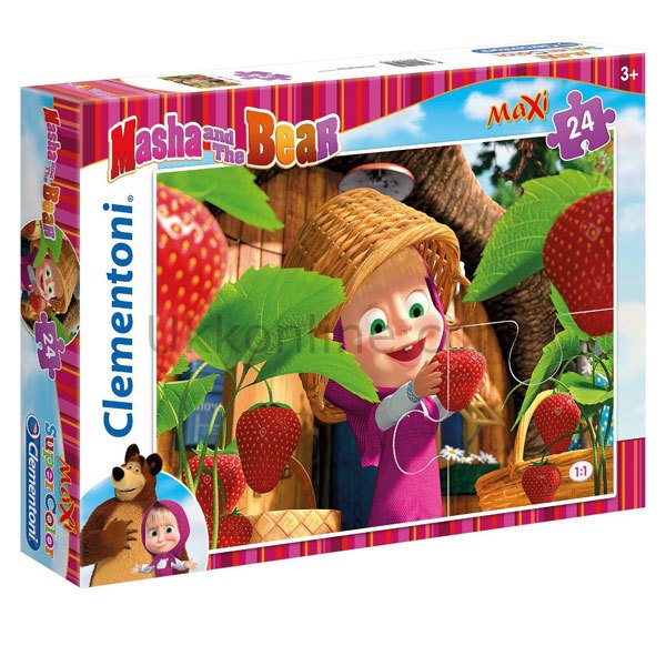 24034 MAXI MASHA AND BEAR 2 24 Parça Puzzle /SUN-CLE