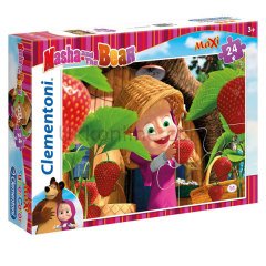 24034 MAXI MASHA AND BEAR 2 24 Parça Puzzle /SUN-CLE