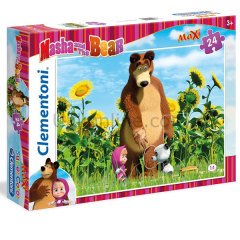 24039 MAXI MASHA AND BEAR 4 24 Parça Puzzle /SUN-CLE