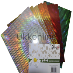 BAFİX HOLOGRAM KAĞIT A-4 230gr 5 RENK 10 LU