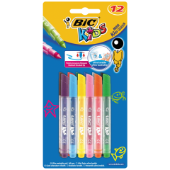 BİC KEÇELİ KALEM 12 RENK KİDS COULEUR MİNİ