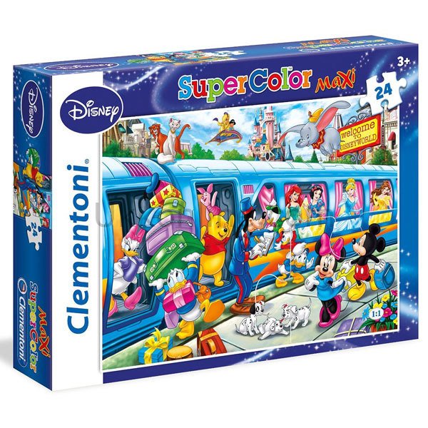 24464 MAXI DISNEY TRAIN 24 Parça Puzzle /SUN-CLE