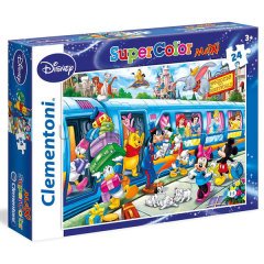 24464 MAXI DISNEY TRAIN 24 Parça Puzzle /SUN-CLE