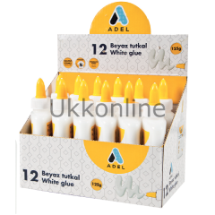 ADEL BEYAZ OKUL TUTKALI 125G 12 Lİ YL