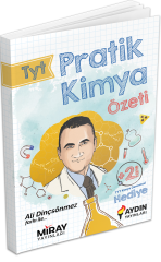 2021 TYT Pratik Kimya Özeti (Cep Özet Kitabı) Konu Anlatımı Aydın ve Miray Yayınları