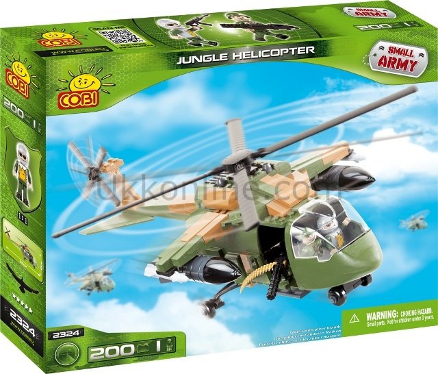2324 COBI JUNGLE HELICOPTER 200PCS SMALL ARMY