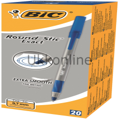 BİC TÜKENMEZ ROUND STİCK 0,7MM FİNE MAVİ