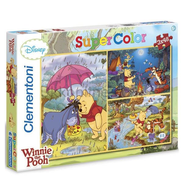 25180 WINNIE THE POOH 3x48 Parça Puzzle /SUN-CLE