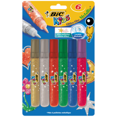 BİC SİMLİ YAPIŞTIRICI METALİK 6 RENK