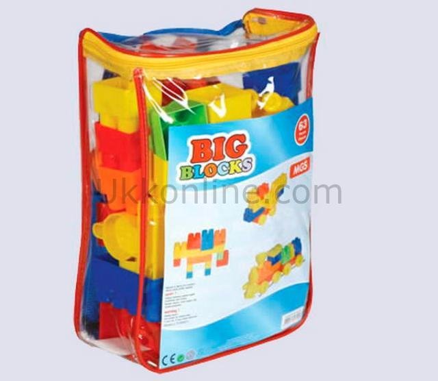 0709  BİG BLOCKS LEGO 63PCS SIRTÇANTALI
