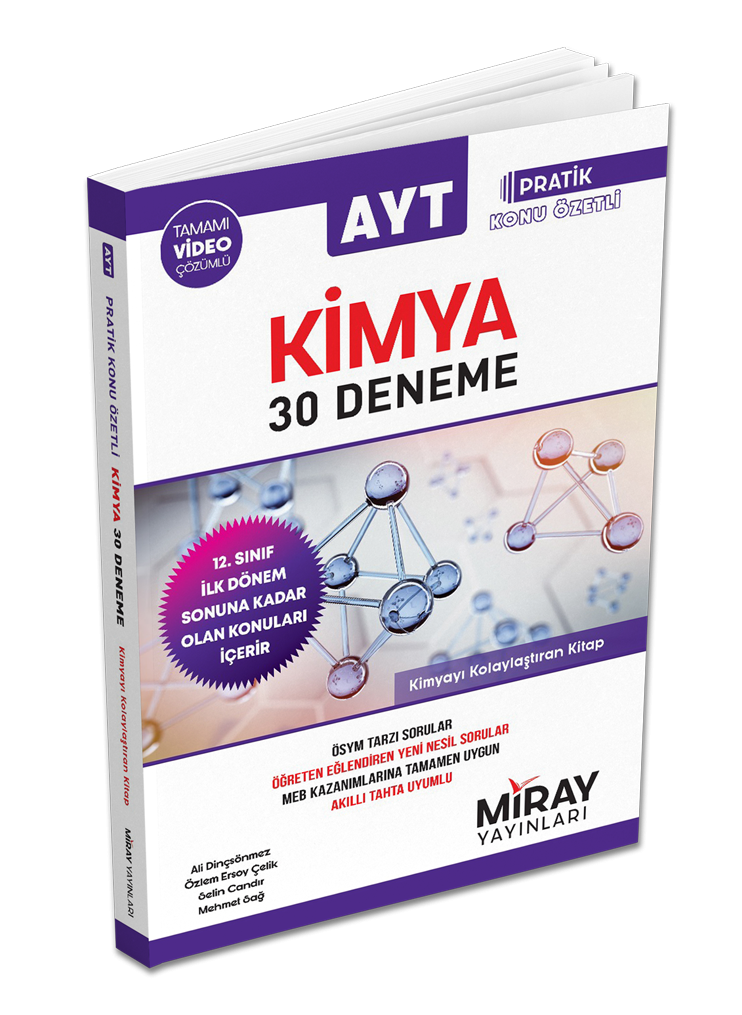 Miray AYT 30 Kimya Deneme (2020 AYT)