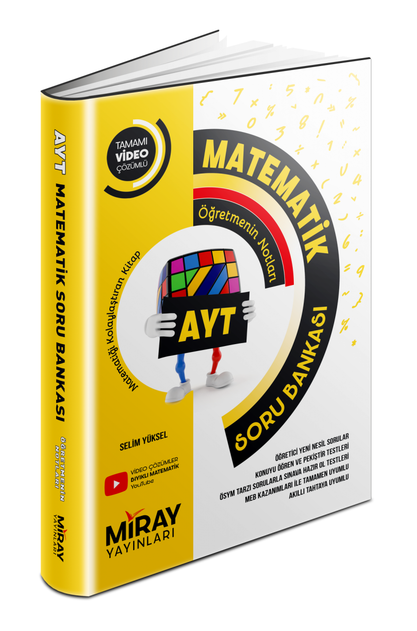 Miray Yayınları Ayt Matematik Tamamı Video Çözümlü Soru Bankası