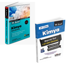 Aydın Yayınları 11. Sınıf Kimya Soru Bankası ve 11.Sınıf Kimya Çek Kopar Yaprak Test Miray Yayınları