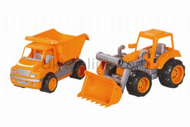 0809 İNŞAAT SETİ 2 Lİ (TRAKTÖRLÜ)