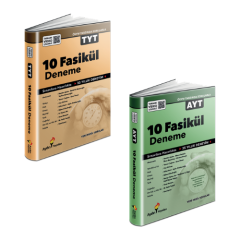 Aydın Yayınları TYT 10 Fasikül ve AYT 10 Fasikül Deneme Seti 2021