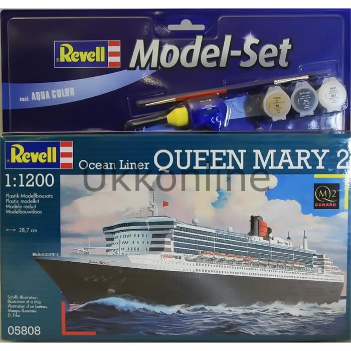 REVELL MODEL SET 65808 QUEEN MARY II