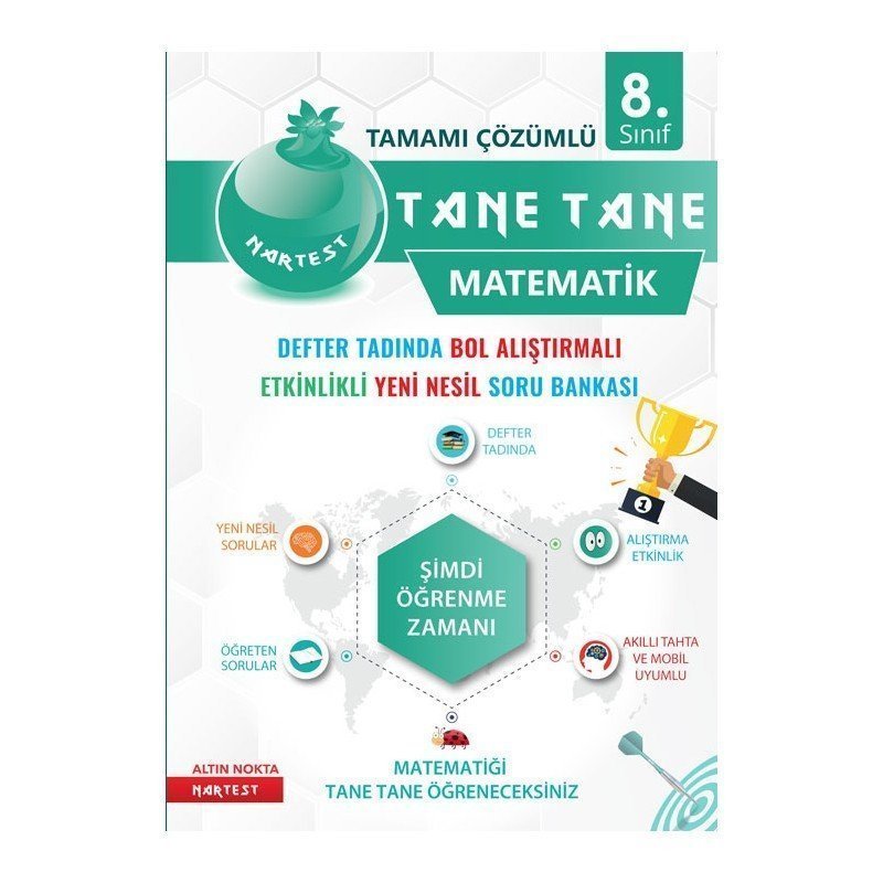8.SINIF TANE TANE MATEMATİK SORU BANKASI NARTEST YAYINLARI