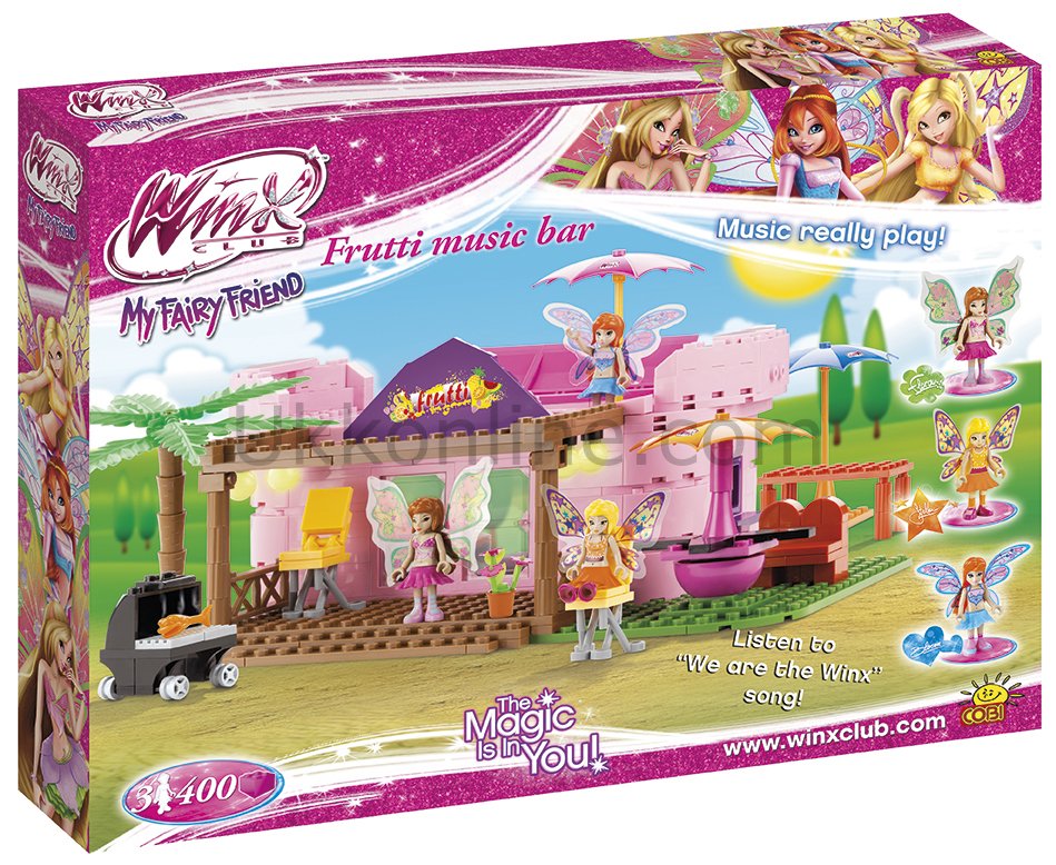 25400 COBI WINX FRUTTI MUSUC BAR 400PCS