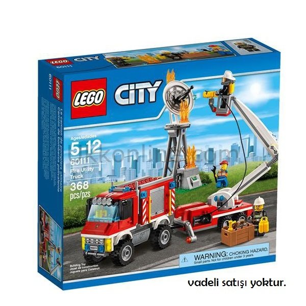LSC60111 CITY-İTFAİYE MALZEME KAMYONU /City 5-12 yaş LEGO