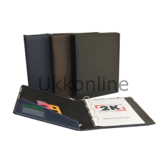 2K HALKALI DOSYA 4 MEK 4CM SUNİ DERİ LACİVERT