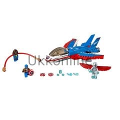 LSS76076 SH-CAPT.AMERİKA JET TAKİBİ /SuperHeroes 6-12 yaş /160pcs/ LEGO