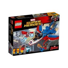 LSS76076 SH-CAPT.AMERİKA JET TAKİBİ /SuperHeroes 6-12 yaş /160pcs/ LEGO
