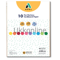 ADEL FON KARTONU 25X35 KARIŞIK 10 LU