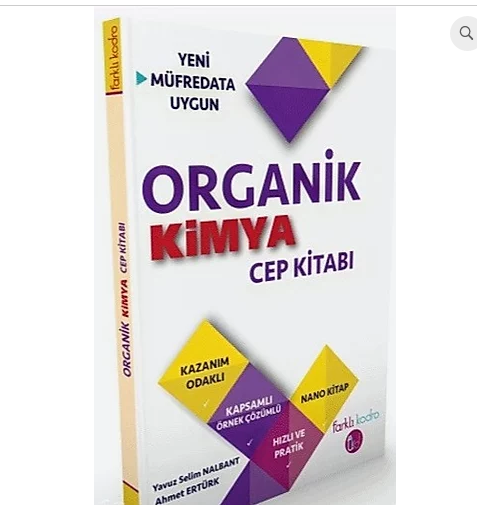 AYT Organik Kimya Konu Anlatım Cep Kitabı Farklı Kadro Yayınları