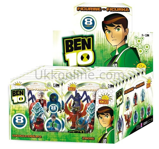 28015 COBI BEN10 44 FIGURES DISPLAY