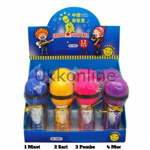 TAROS VINTAGE LABEL MİKROFON ŞEKİLLİ SİLGİ + KALEMTRAŞ