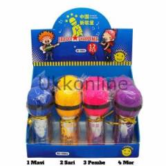 TAROS VINTAGE LABEL MİKROFON ŞEKİLLİ SİLGİ + KALEMTRAŞ
