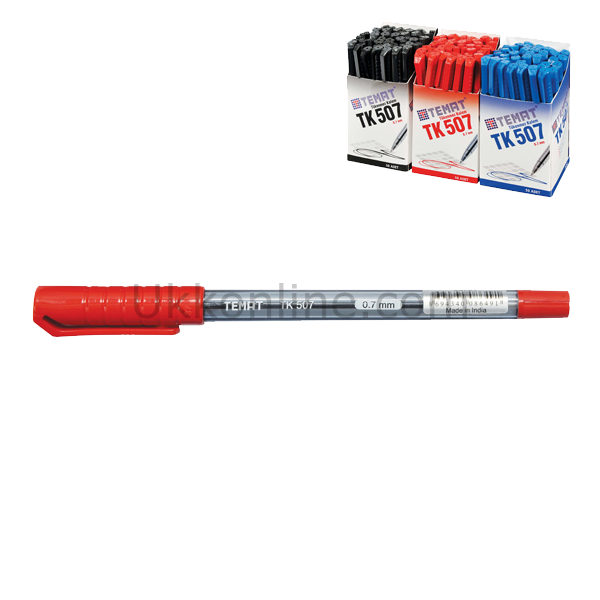 TEMAT TÜKENMEZ KALEM 0,7mm KIRMIZI TK-507