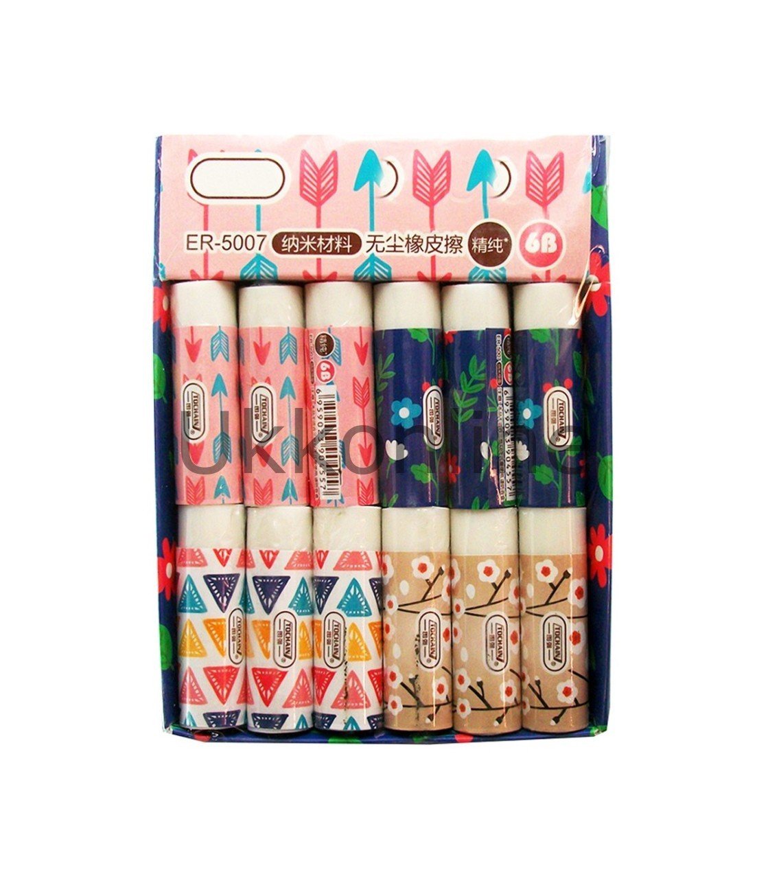 TAROS VINTAGE LABEL SİLİNDİR FLOWER SİLGİ