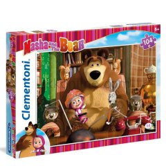 27923 MASHA AND BEAR 104 Parça Puzzle /SUN-CLE