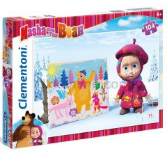 27924 MASHA AND BEAR 2 104 Parça Puzzle /SUN-CLE