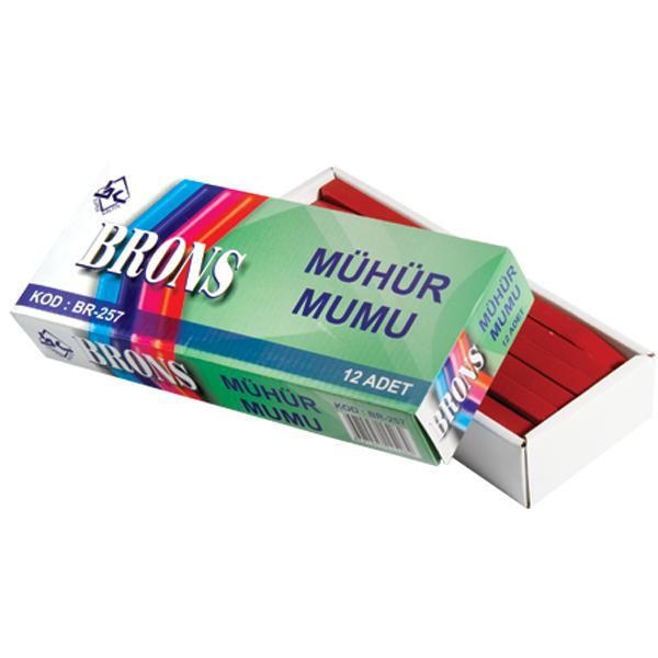 BRONS MÜHÜR MUMU UZUN 420GR 10 LU