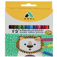 ADEL JUMBO HEXA BOYA KALEMİ TB 12 RENK YL