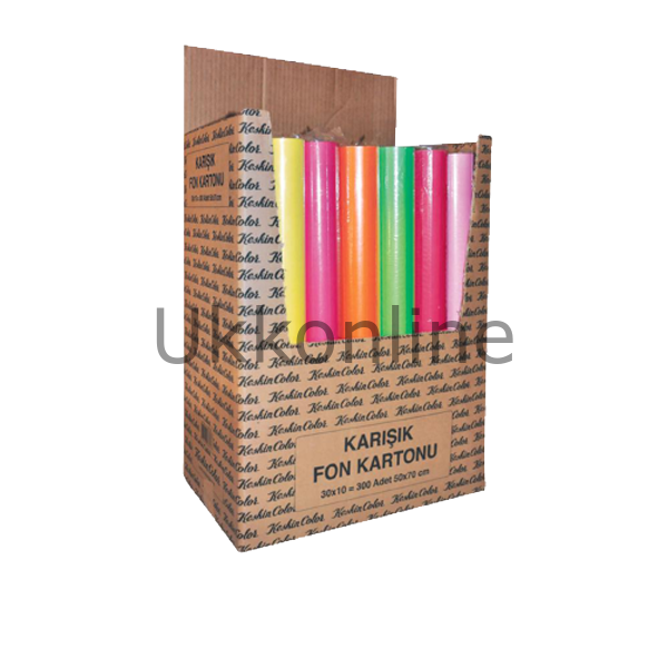 KESKİN FON KARTONU 35-50 10LU KARIŞIK POŞET