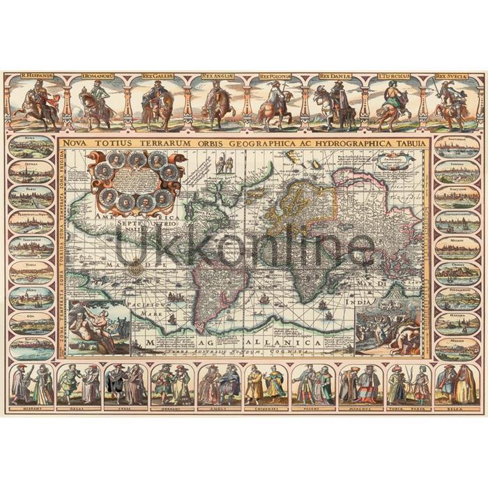 ART 4711 2000 PUZZLE ESKI DUNYA HARITASI