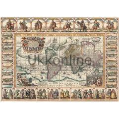 ART 4711 2000 PUZZLE ESKI DUNYA HARITASI